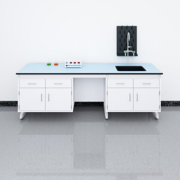 Lab Furniture Full Steel C-Frame Laboratory Workbench