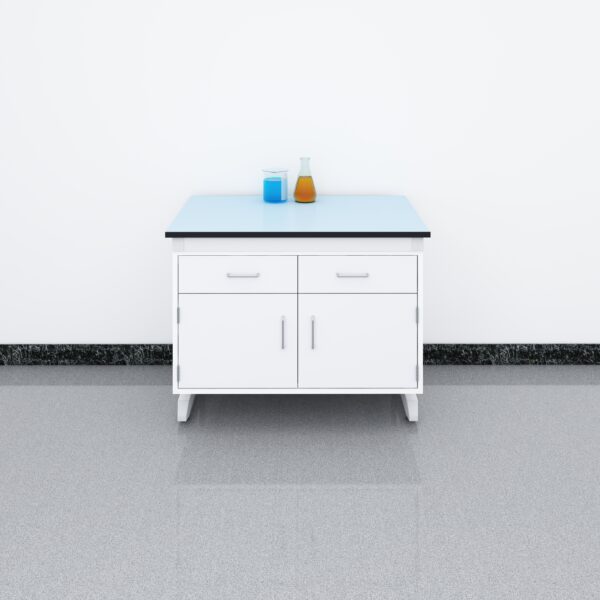 Lab Furniture Full Steel C-Frame Laboratory Workbench