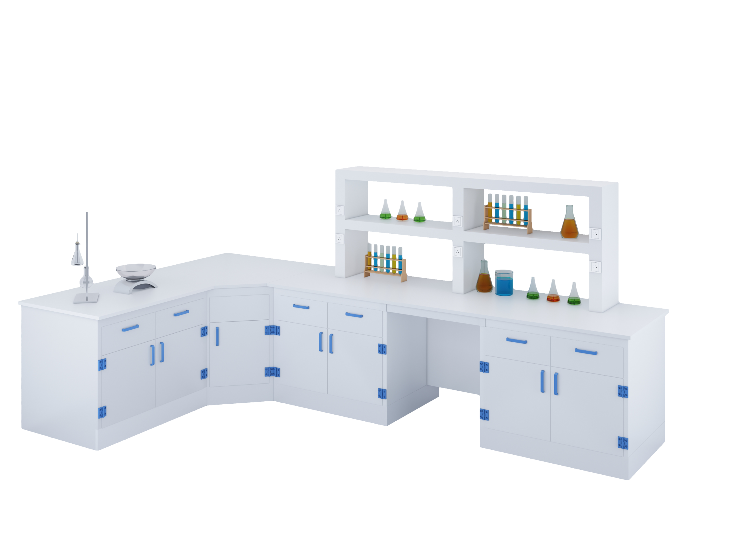 Mobile Laboratory Workbench with Drawer