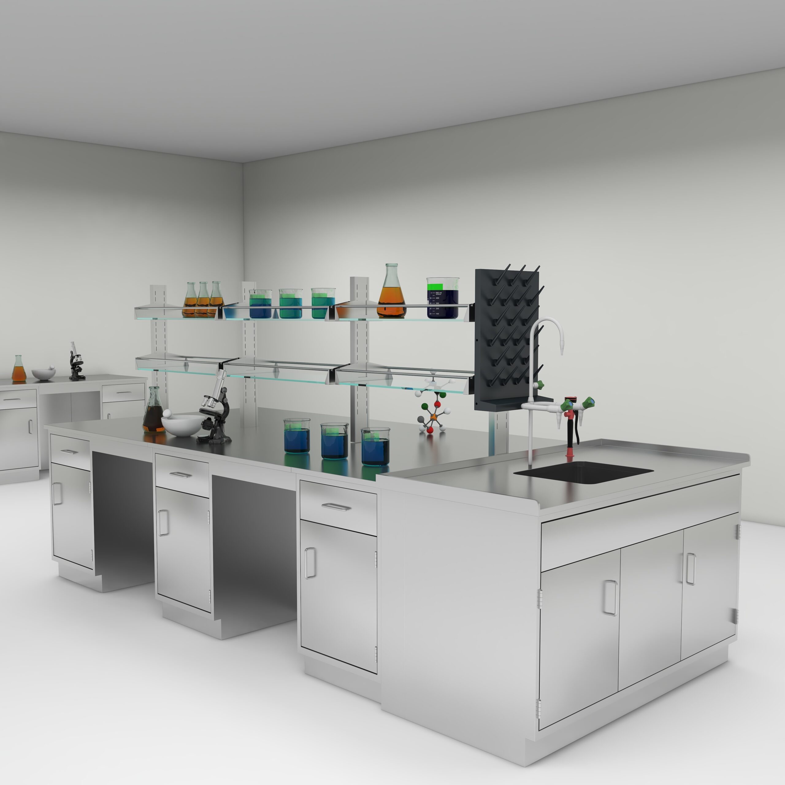 Stainless Steel Laboratory Bench